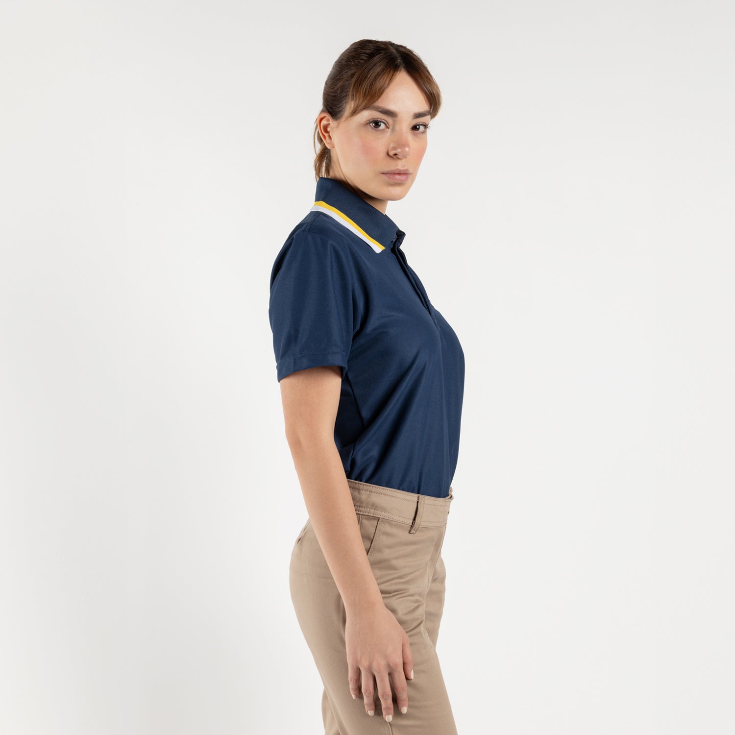 Playera tipo polo mujer