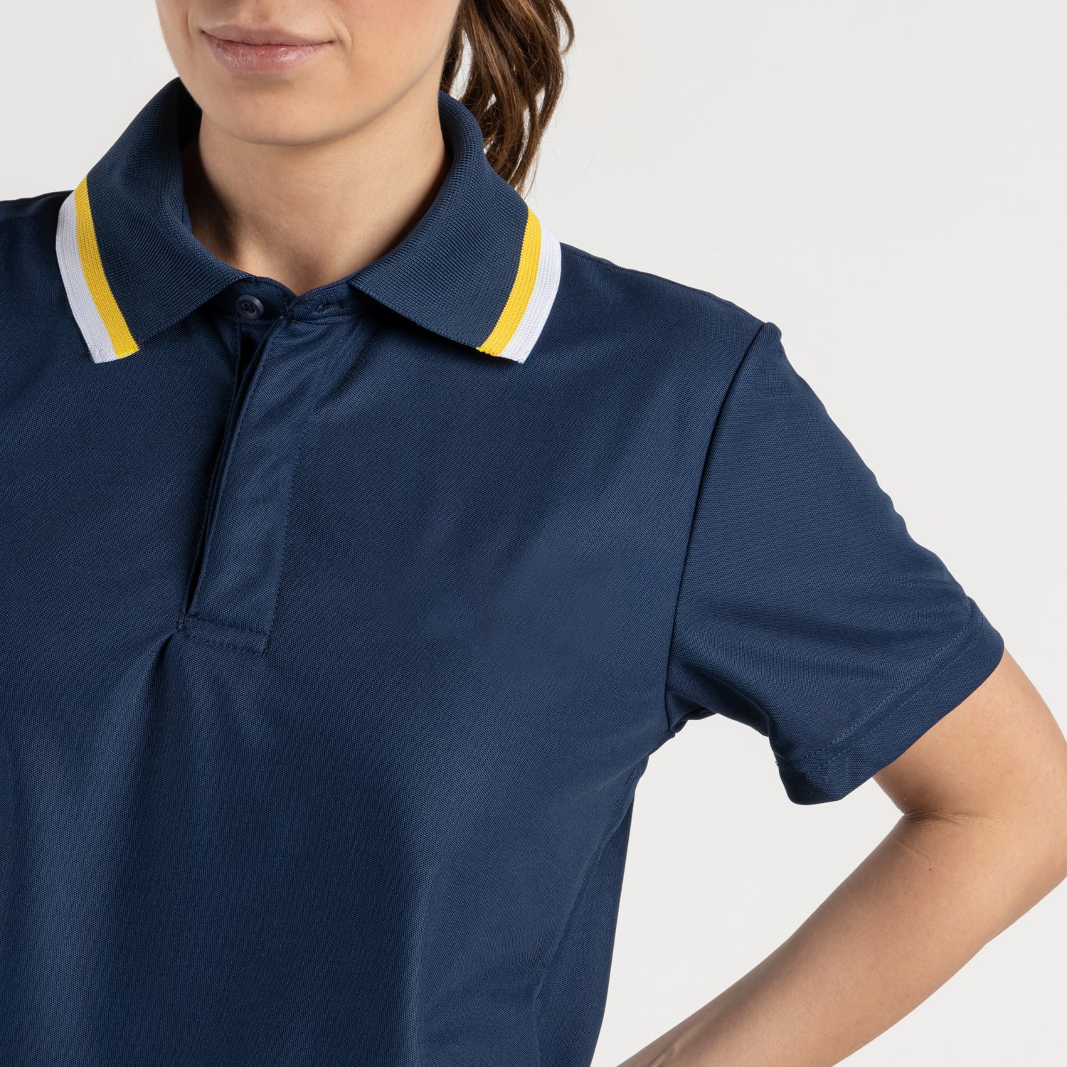 Playera tipo polo mujer