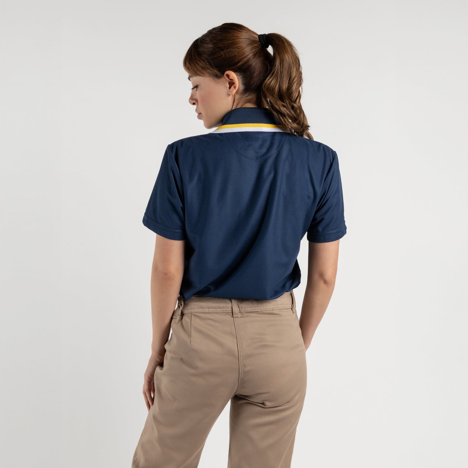 Playera tipo polo mujer