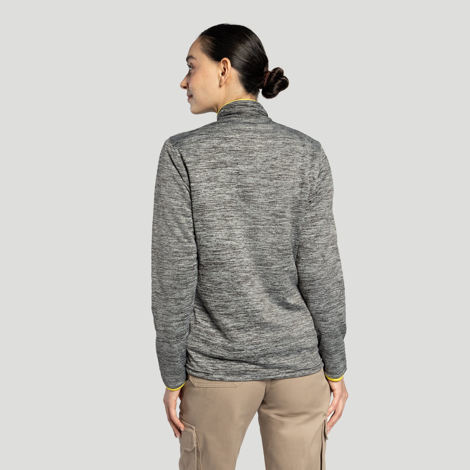 Sudadera con medio cierre