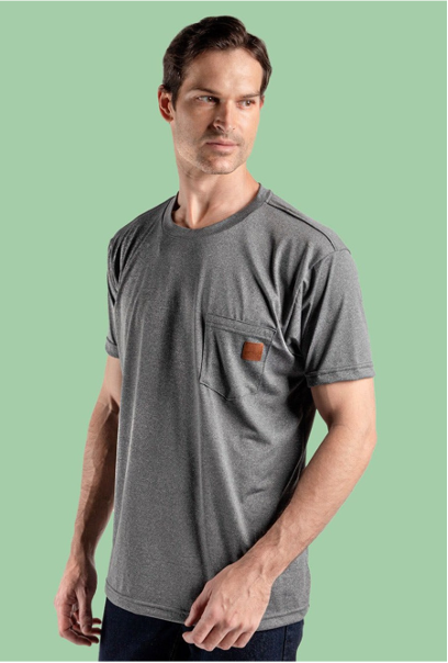 Playera cuello redondo hombre
