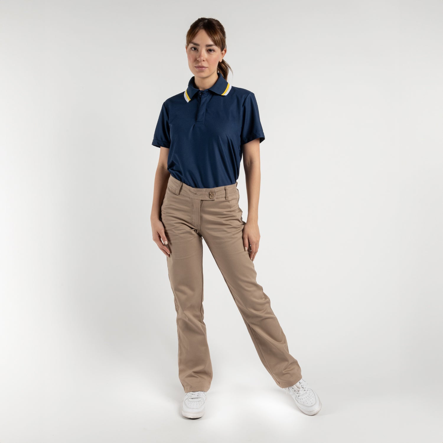 Playera tipo polo mujer