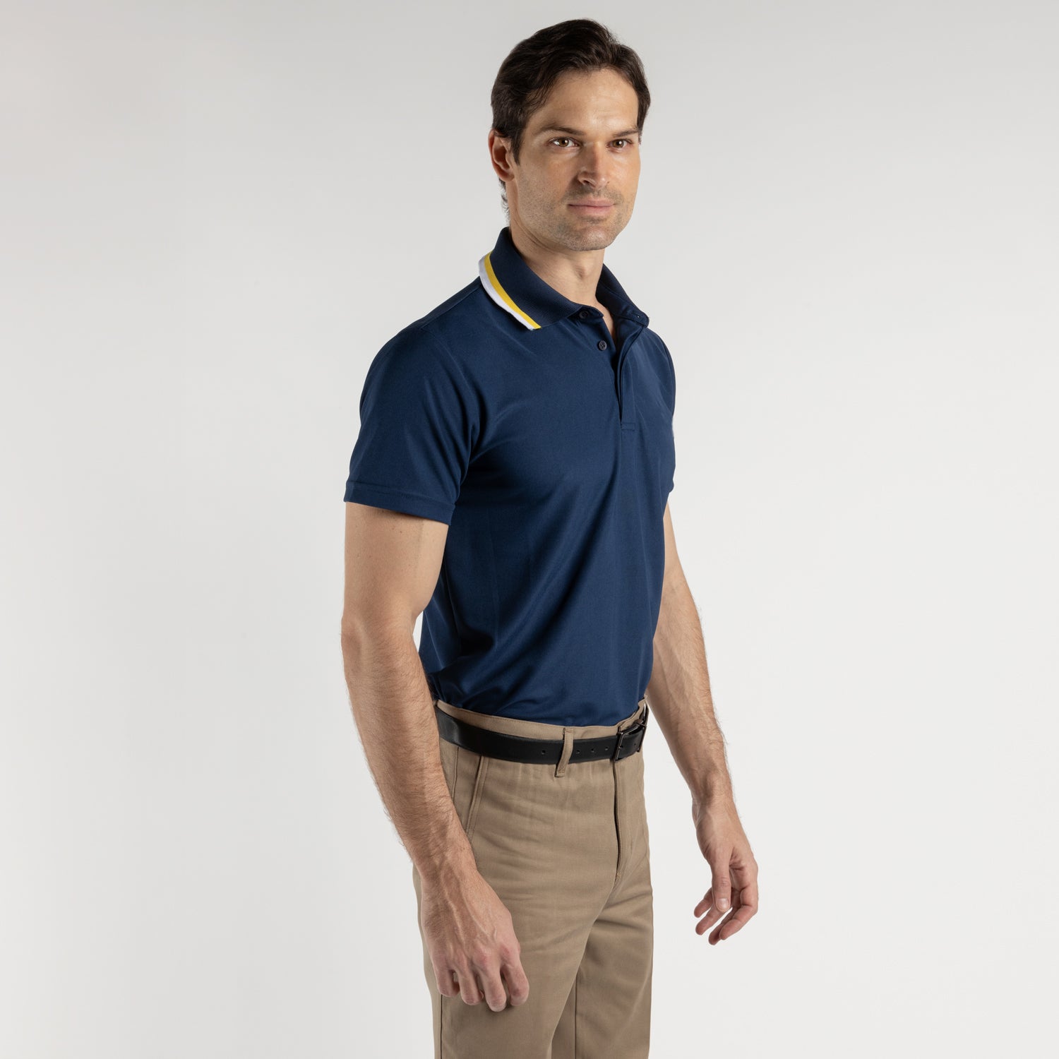 Playera tipo polo hombre