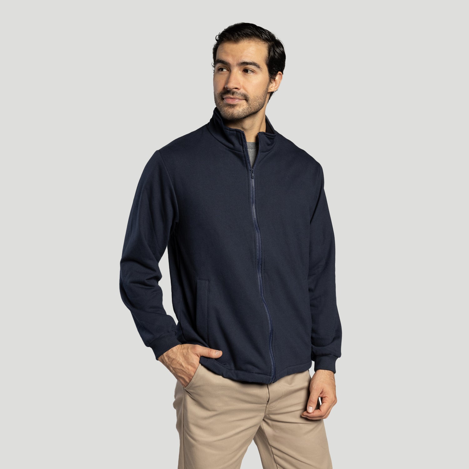 Sudadera con cierre completo