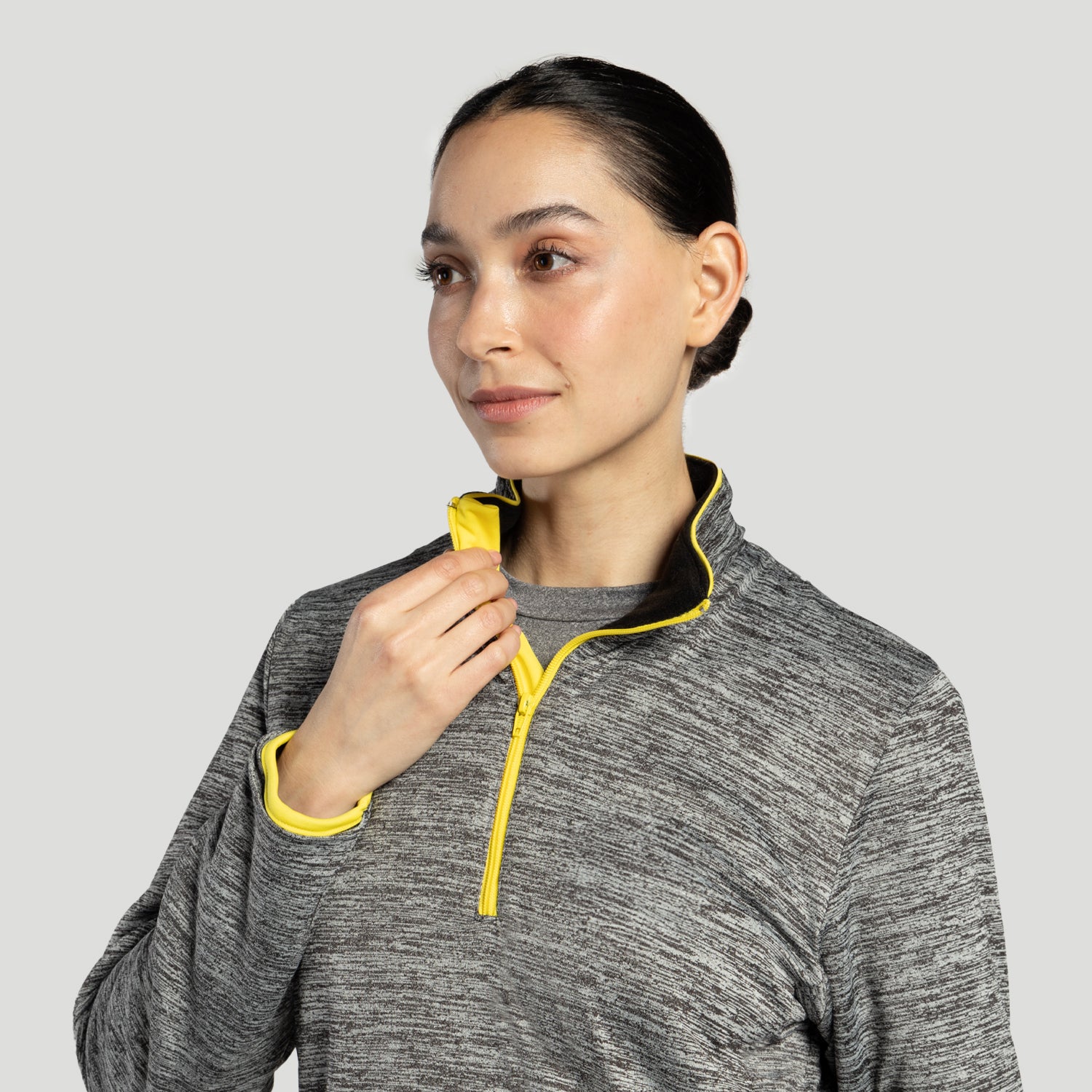 Sudadera con medio cierre